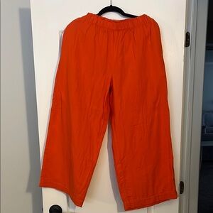 Old Navy High-Rise Wide Leg Linen Pants